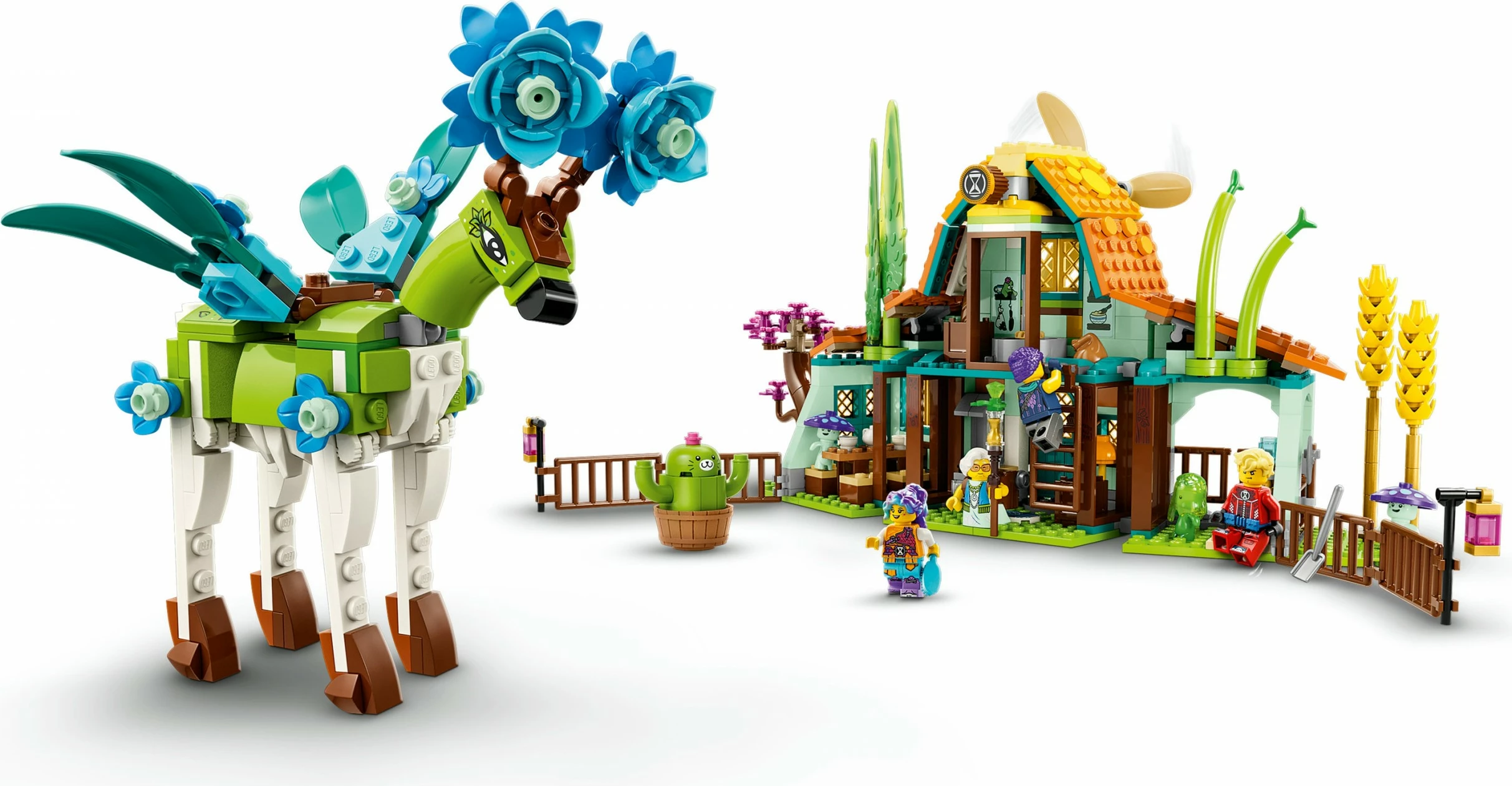 Set ndërtimi LEGO Stable of Dream Creatures, 681 pjesë, shumëngjyrësh