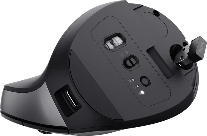 Maus Trust Bayo+, i zi, Wireless RF + Bluetooth, 2400 DPI