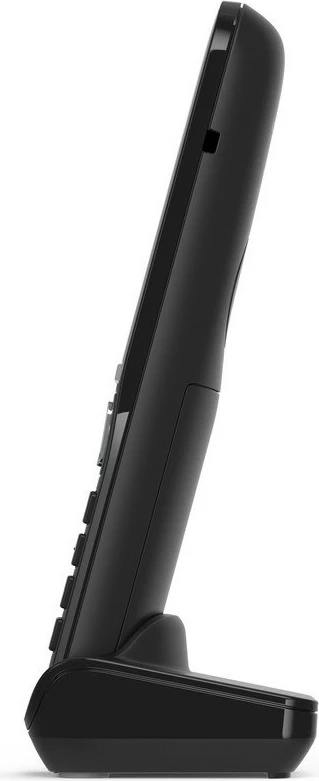 Telefon pa tela Gigaset COMFORT 550A, 3 dorëza, regjistrues automatik, 200 kontakte, i zi