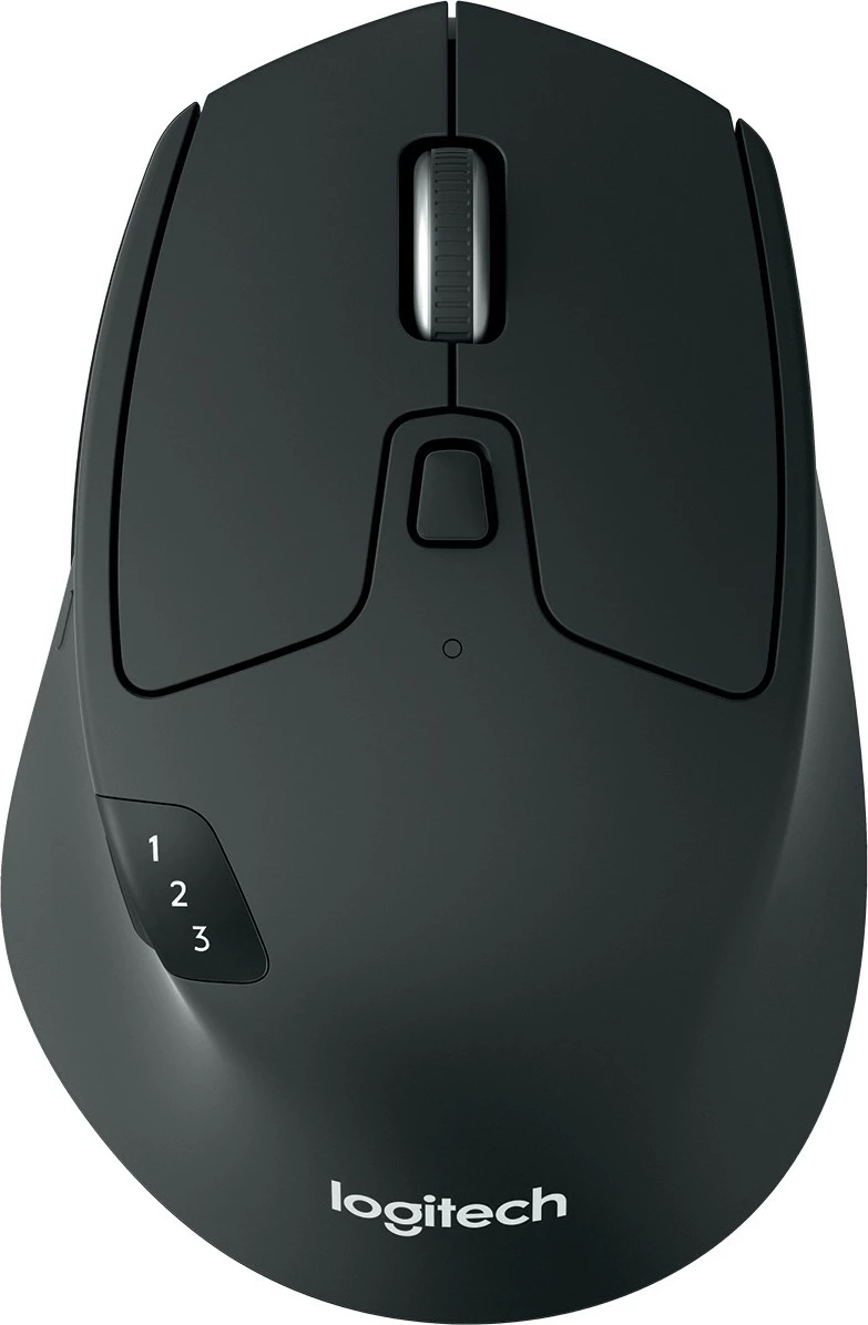 Maus Logitech M720 Triathlon, Djathtas, Optik, RF Wireless + Bluetooth, 1000 DPI, Zi, Bardhë