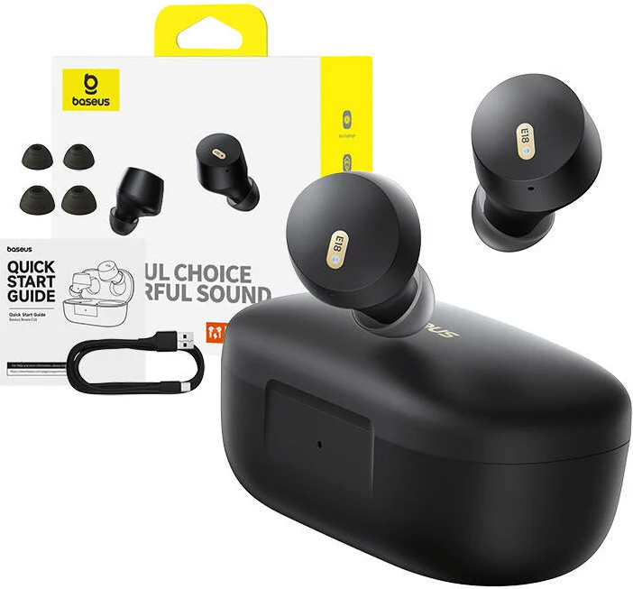 Kufje TWS Baseus Bowie E18, të zeza