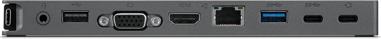 Stacion Dock, USB-C mini, e zezë 