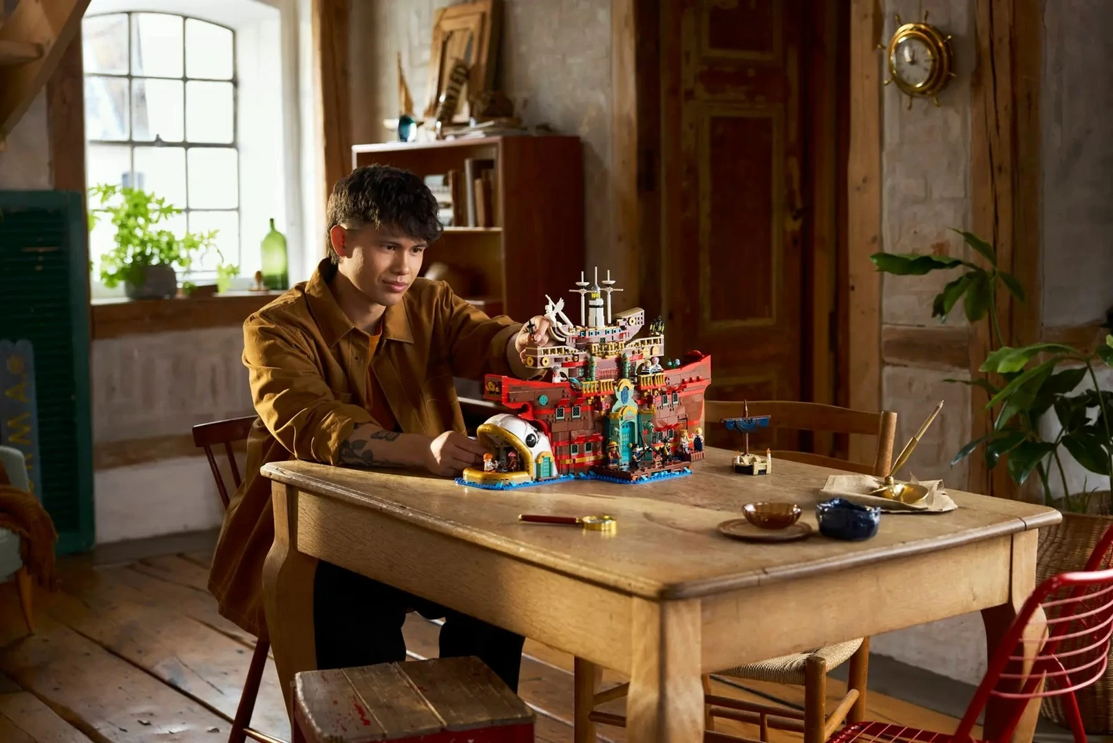 Set LEGO One Piece 75640 The Baratie Floating Restaurant, për të rritur