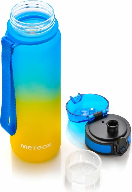 Shishe sportive Meteor, blu dhe e verdhë