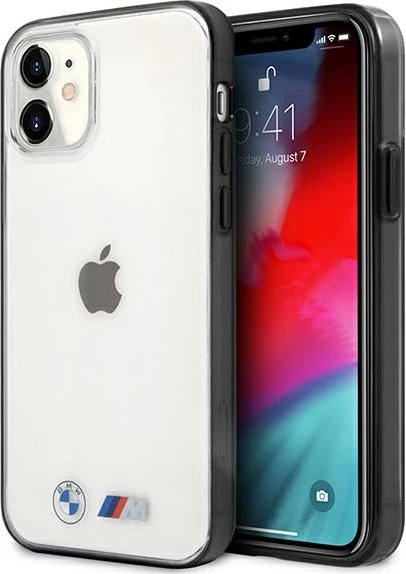 Mbështjellës BMW Sandblast për iPhone 12 mini, hardcase, transparent