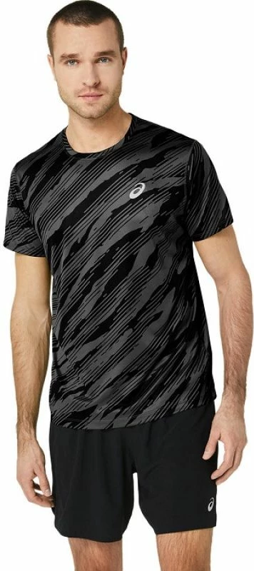 Maicë për meshkuj Asics, e zezë