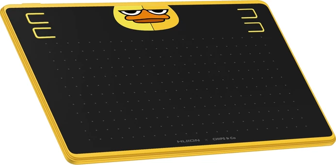 Tablet grafik Huion HS64 SE, 160x102 mm, 8192 nivele presioni, i verdhë