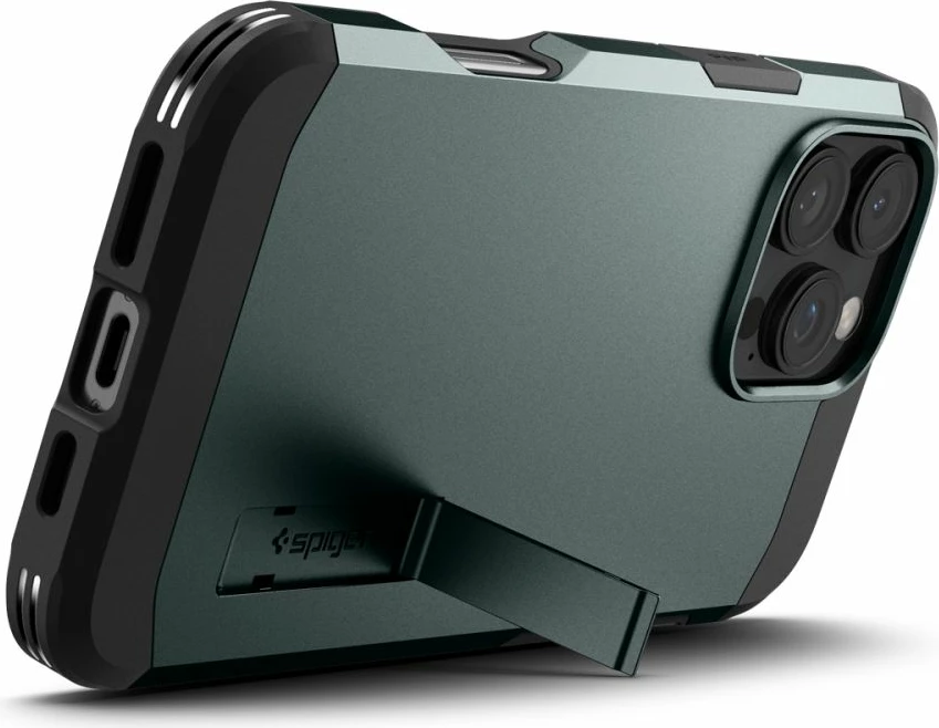 Mbështjellës Spigen Tough Armor Mag për iPhone 16 Pro, MagSafe, e gjelbër