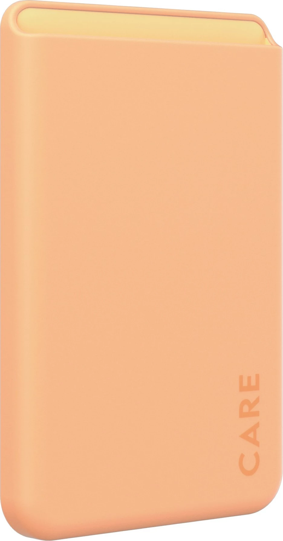 Mbështjellës kartelash PanzerGlass CARE Peachy për iPhone, silikon, transparent