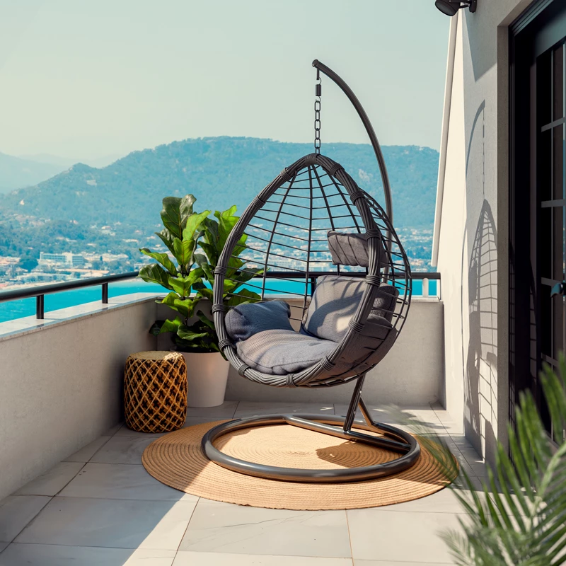 Karrige varëse Nadim metal-pe-jastëk gri