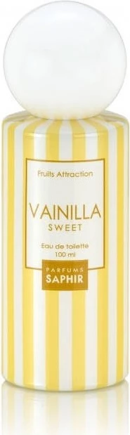 Eau de Toilette për femra Saphir Fruit Attraction Vanilla Sweet, 100ml
