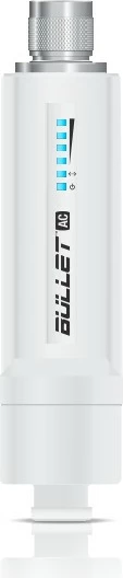 Radio Ubiquiti Bullet AC, 300 Mbit/s, 1000 Mbit/s, 80 MHz, e bardhë