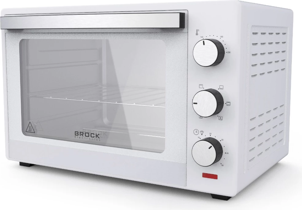 Furrë elektrike Brock TO 3001 WH 30L 1500W me konvekcion, e bardhë