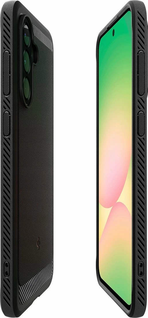 Mbështjellës Spigen Rugged Armor ACS09225 për Samsung Galaxy A56 5G, TPU, Air Cushion®, e zezë matte