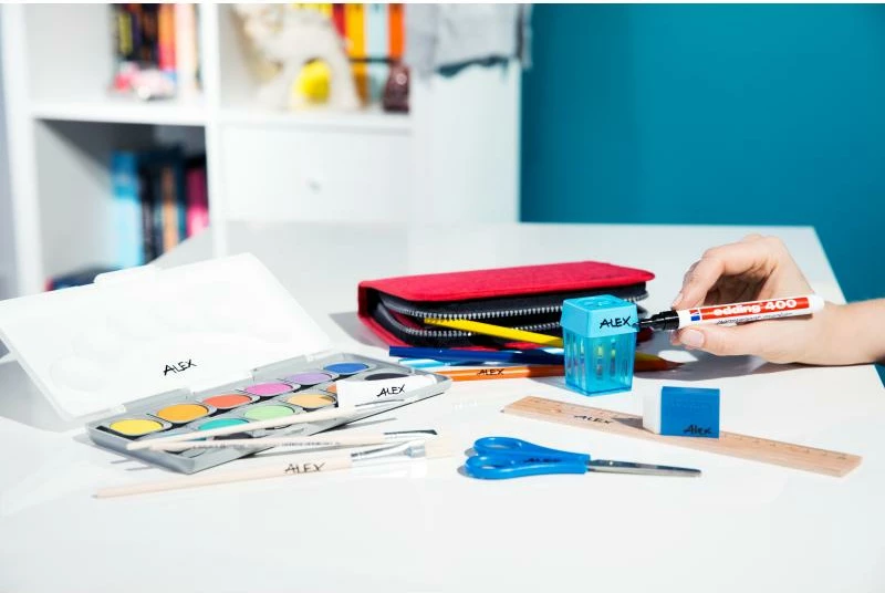 Marker permanent, Edding, 400 4-400002/4400002, majë e hollë, i kuq