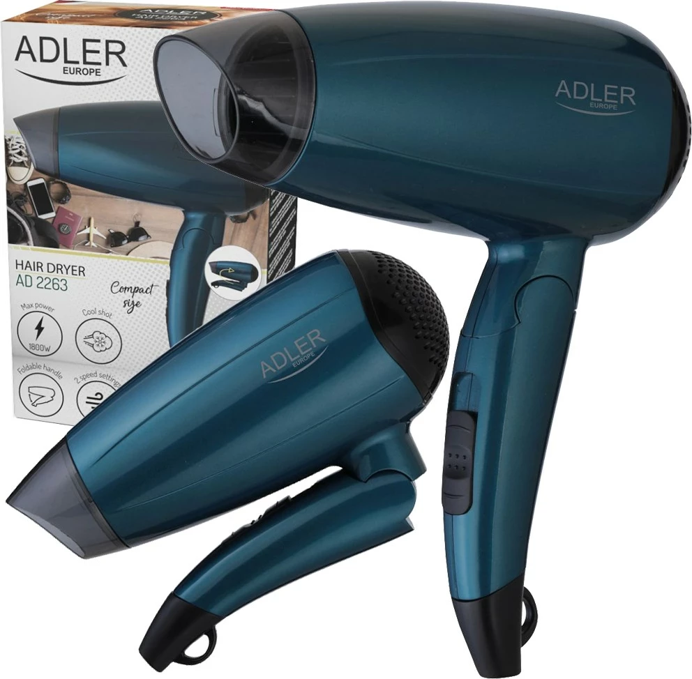 Fen për flokë Adler AD 2263, i bardhë