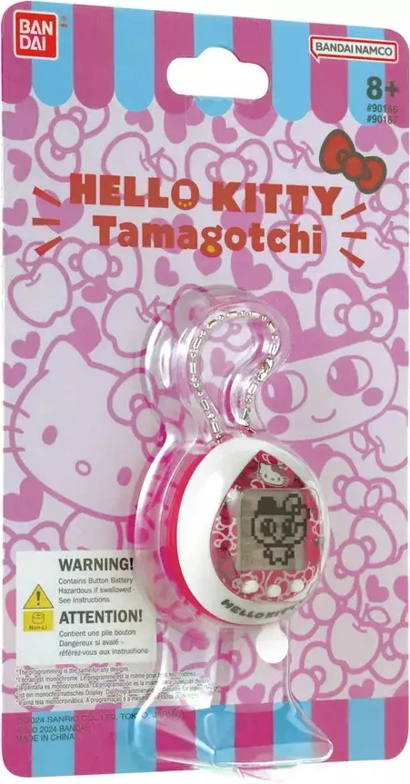 Lodër virtuale Tamagotchi Tamagotchi Nano Hello Kitty 50th Anniversary, 2x LR44, me zinxhir, e kuqe