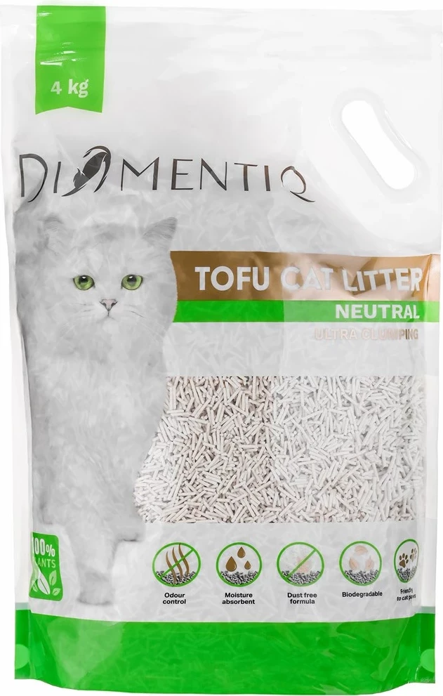 Leter tofu DIAMENTIQ Neutral Ultra clumping 4kg