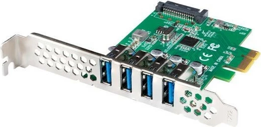 Kartë zgjerimi Lanberg PCE-US3-004, 4x USB 3.0, PCI Express, me portë SATA
