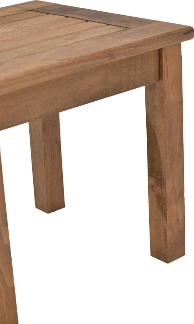 Tavolinë plazhi Retto dru ahu ngjyrë arre 45x40x42cm