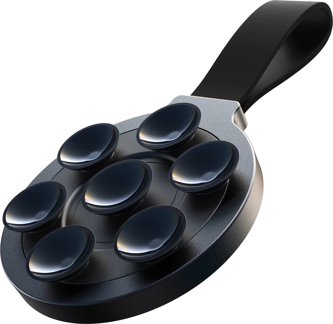 Mbajtës magnetik për celular Joyroom JR-ZS393, me kupa thithëse, i zi