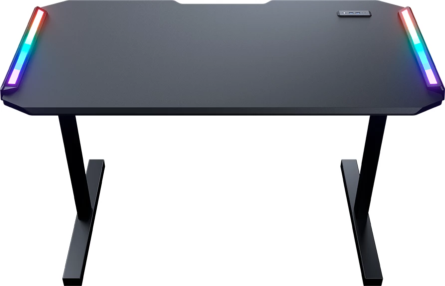 Tavolinë gaming COUGAR DEIMUS 120 RGB me docking station, e zezë