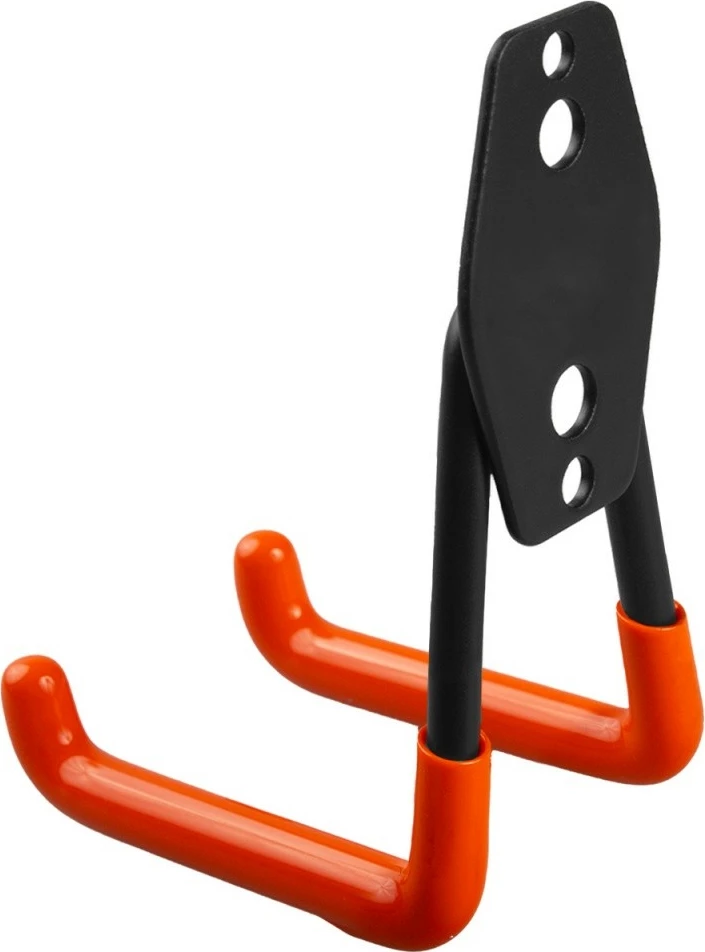 Mbajtëse muri për garazh Maclean MC-443, çelik, 50 kg, zezë/portokalli