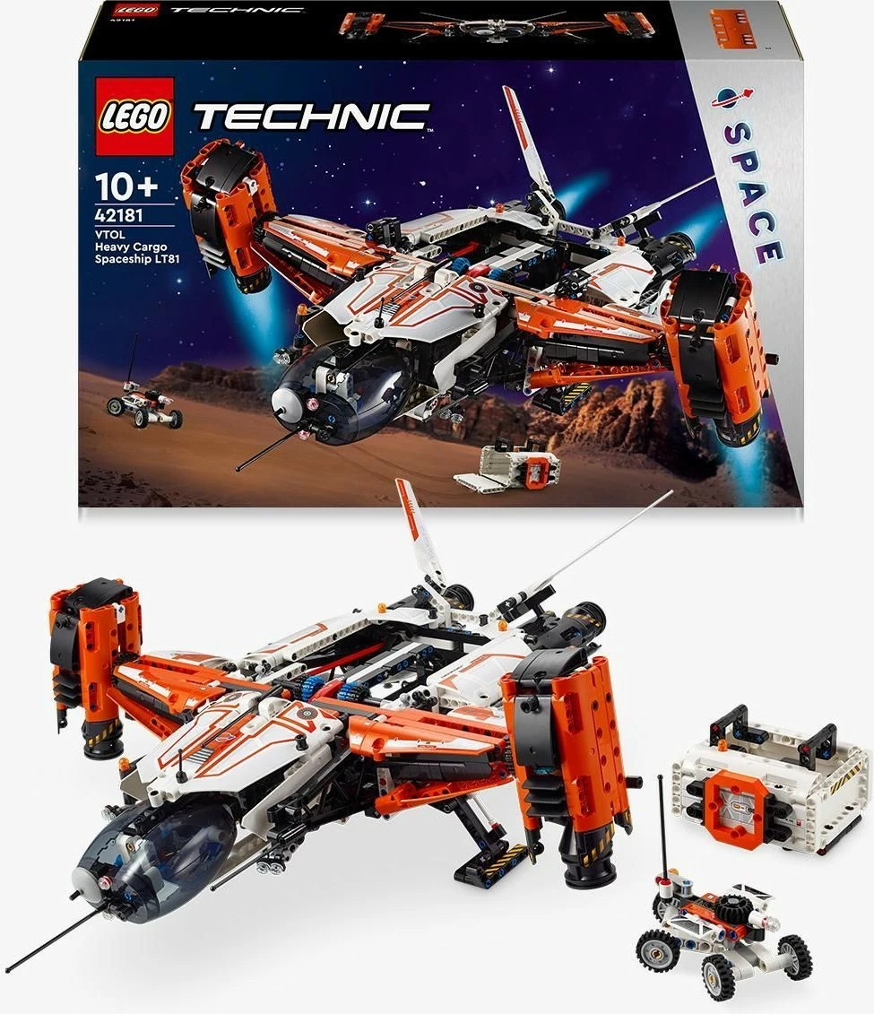 Set ndërtimi LEGO Technic 42181 VTOL Heavy Cargo Spaceship LT81, shumëngjyrësh