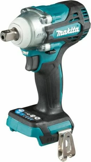Çelës me goditje Makita DTW301Z 18 V 1/2\", 330 Nm, brushless, pa bateri/karikues, turkeze/zezë, me mbajtëse rripi