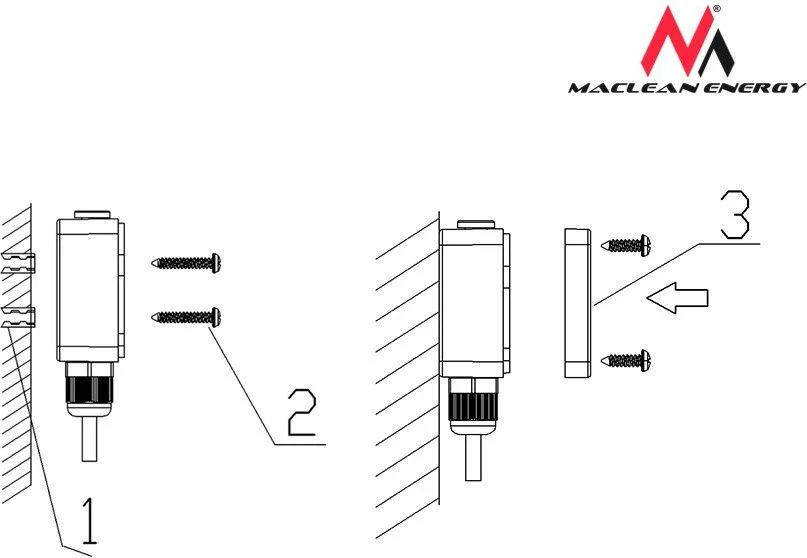 Sensor muzgu Maclean MCE35 2300W me sondë të jashtme