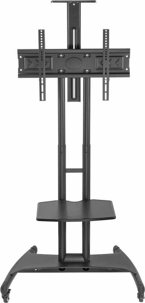 Tavolinë mobile me mbajtëse TV ART STO S-12, për TV 32-70", ngjyrë e zezë