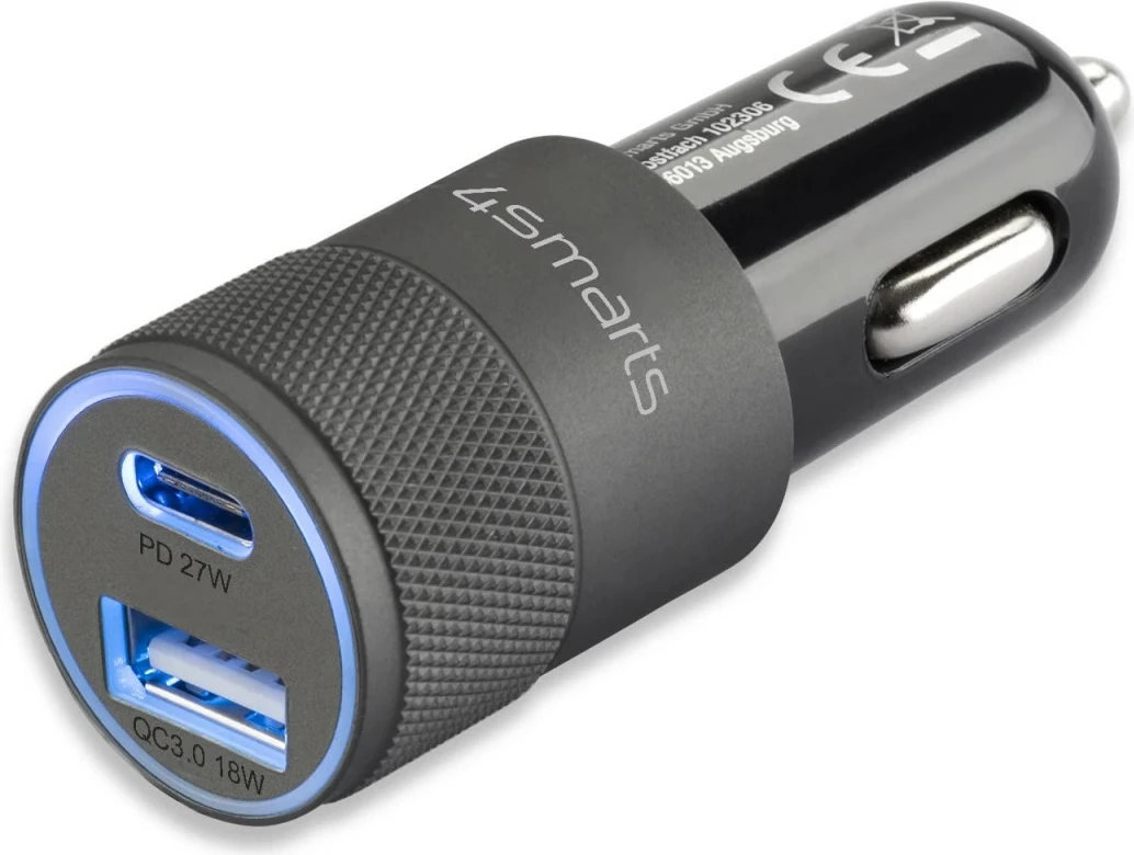 Karikues auto 4smarts 464448, 12 V, 3 A, i zi