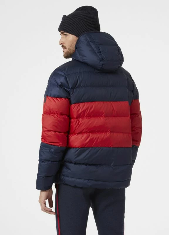 Jakne për meshkuj Helly Hansen, të kuqe dhe blu të errët