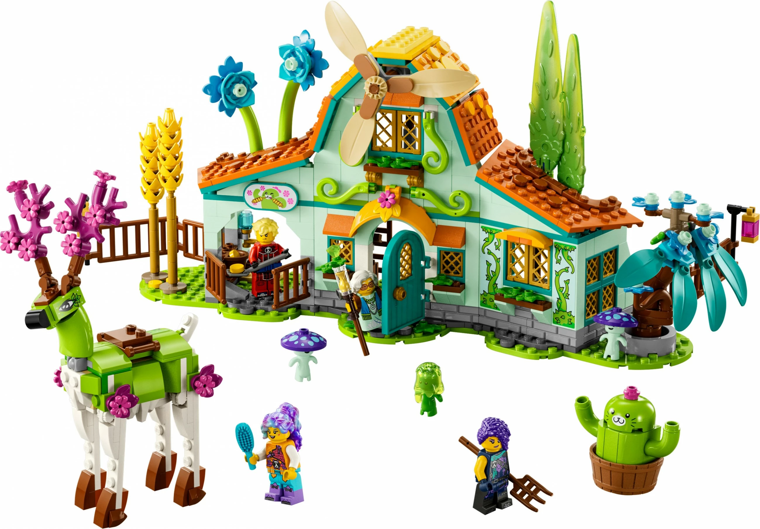 Set ndërtimi LEGO Stable of Dream Creatures, 681 pjesë, shumëngjyrësh
