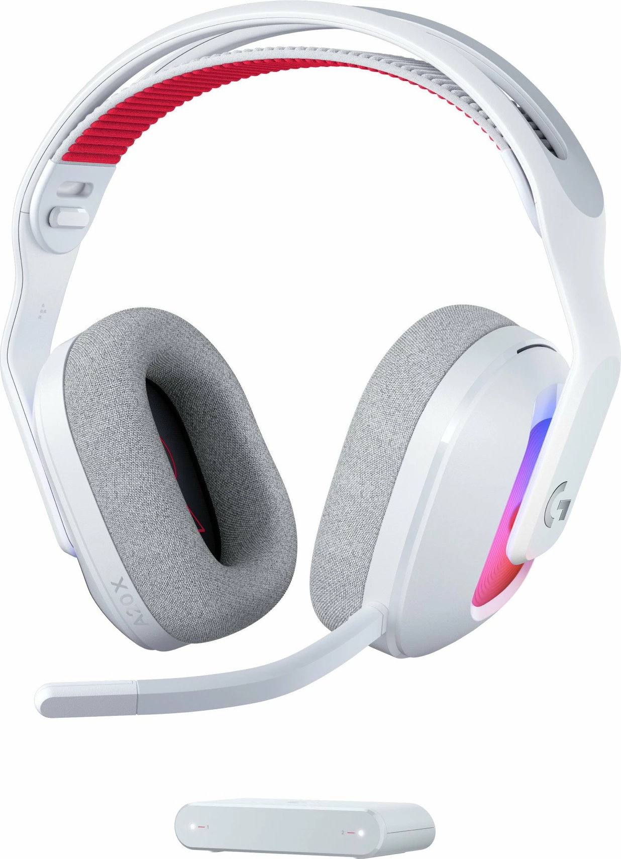 Kufje gaming Logitech Astro A20 X (939-002253), wireless/USB-C, 40mm, White