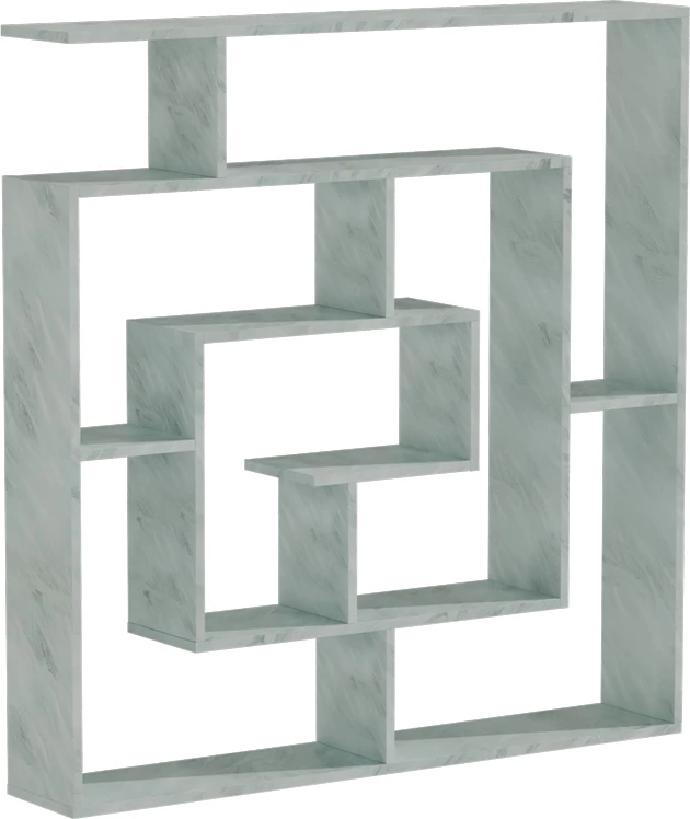 Raft librash Nardy ngjyrë mermeri të bardhë 125x22x129cm