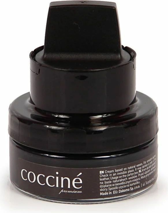 Krem për këpucë prej lëkure Coccine, i zi