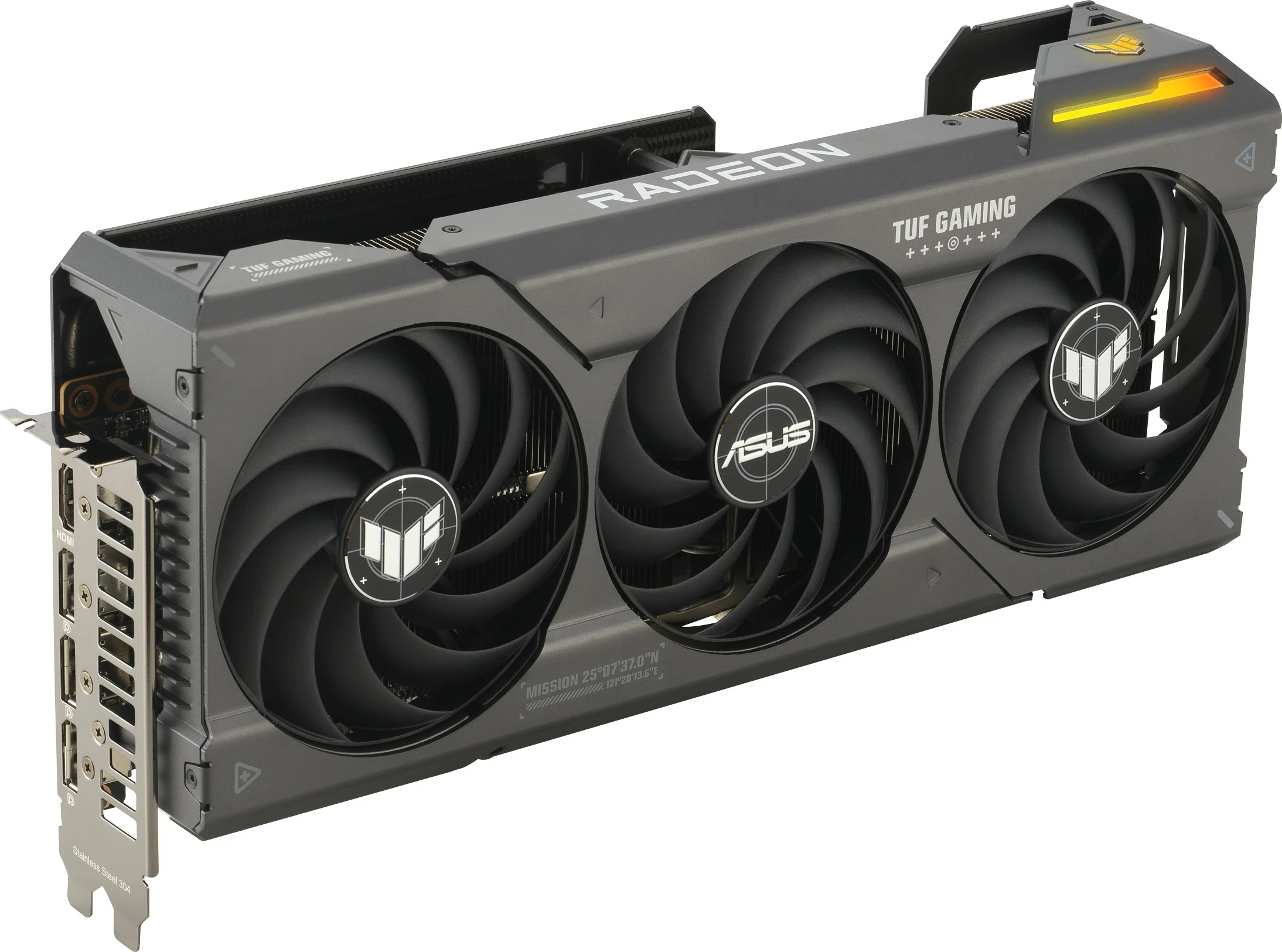 Kartelë grafike ASUS TUF Gaming TUF-RX7800XT-O16G-GAMING, Radeon RX 7800 XT, 16 GB, Gri