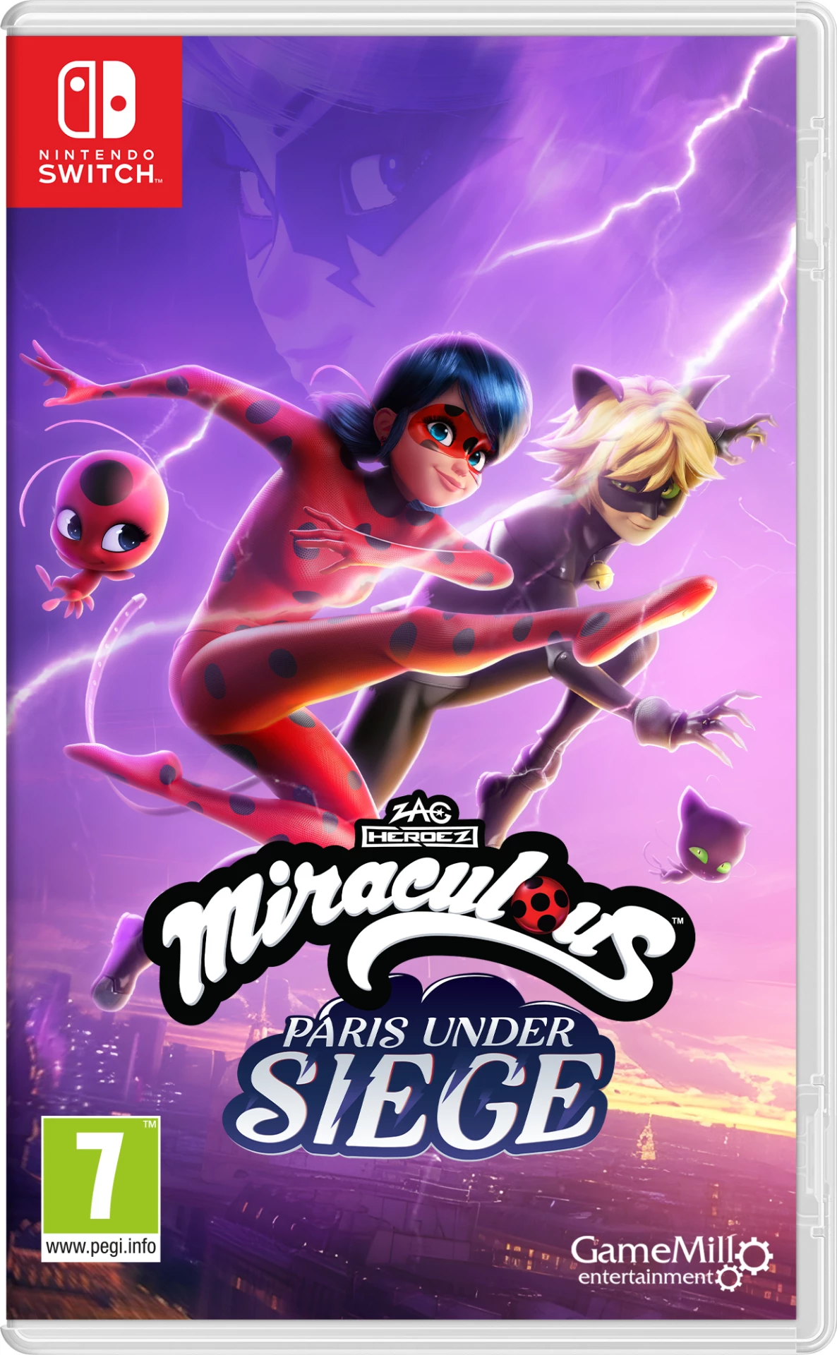 Lojë Nintendo Switch GameMill Entertainment Miraculous: Paris Under Siege, PEGI 7