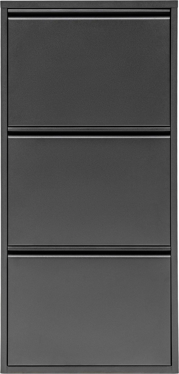 Dollap këpucësh metalik, ngjyrë e zezë, Skye Decor, Ggmbayk3003, 50x103x15cm