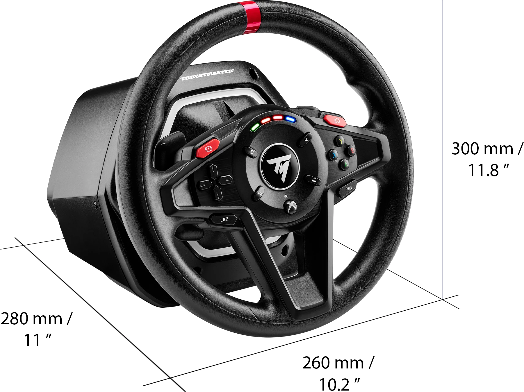 Vollan garash Thrustmaster T128-X USB-C për Xbox/PC, set me 2 pedale (Plug EU)