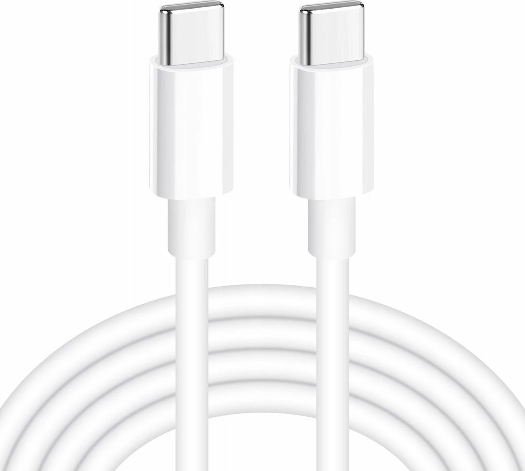 Kabl USB-C në USB-C iBOX IKUTCS1W 1 m 60W USB 2.0, i bardhë, 1 copë