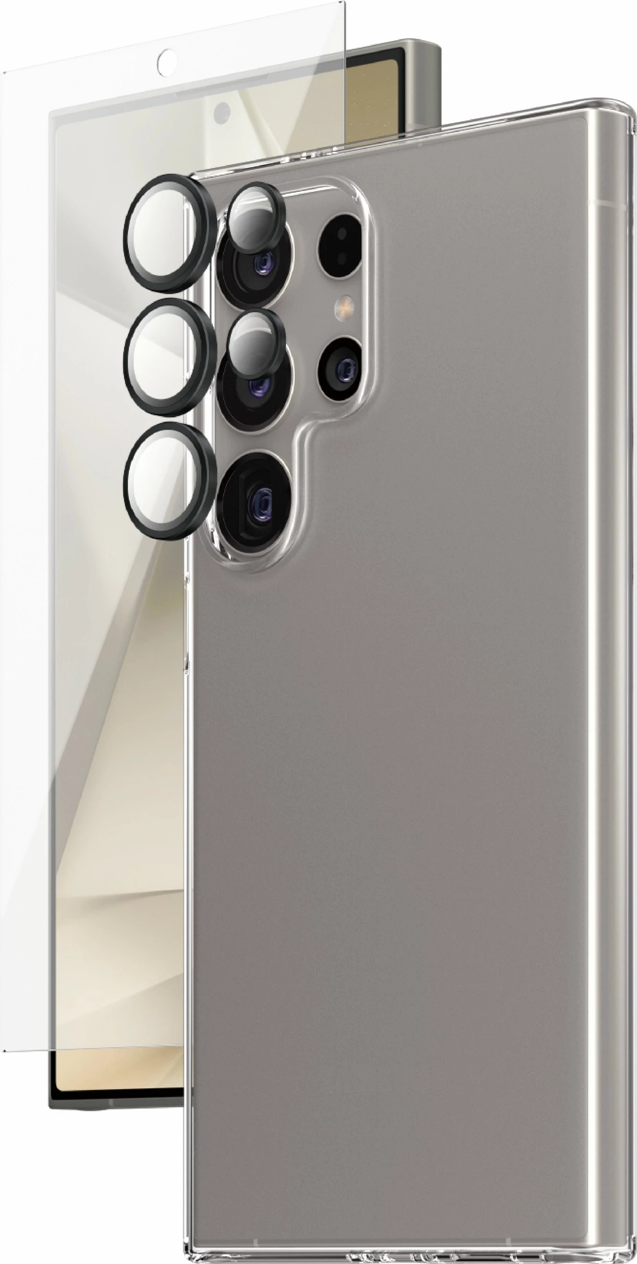 Mbështjellës PanzerGlass SAFE. 3-in-1 për Samsung Galaxy S24 Ultra, transparent