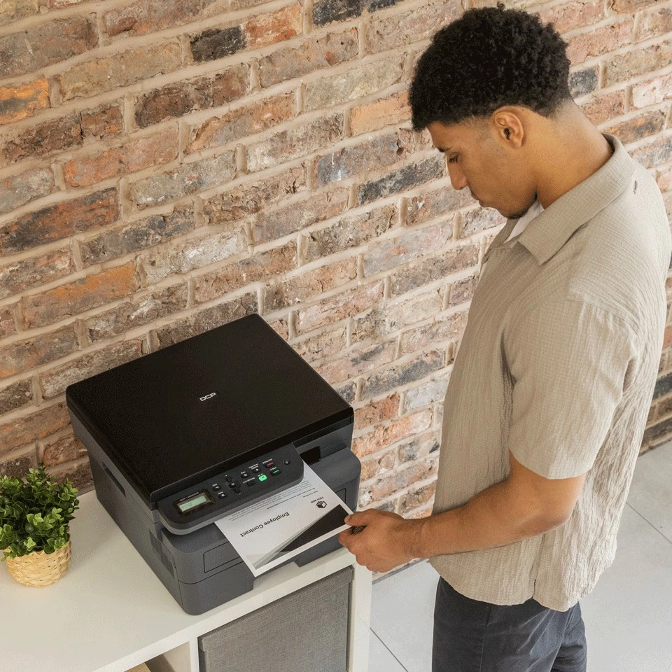 Printer laser Brother DCP-L2627DWE, 3-në-1, mono, Wi-Fi, EcoPro, i zi