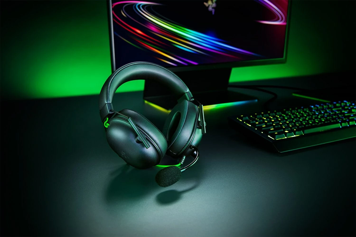 Kufje Razer BlackShark V2 X, me kabllo, USB Type-C, për lojëra, e zezë