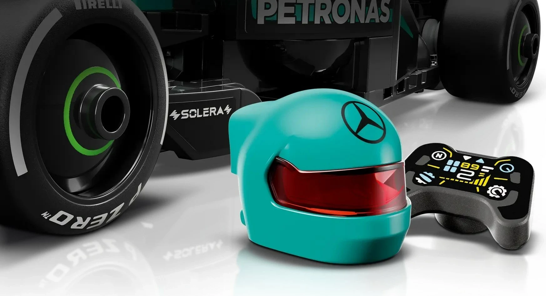 Set LEGO Speed Champions Mercedes-AMG F1 W15, 77244, 267 pjesë, me minifigurë