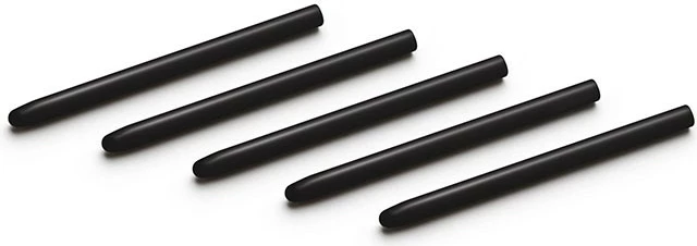 Maja për stilolaps Wacom ACK-20001, Intuos4/5/Pro, 5 copë, e zezë