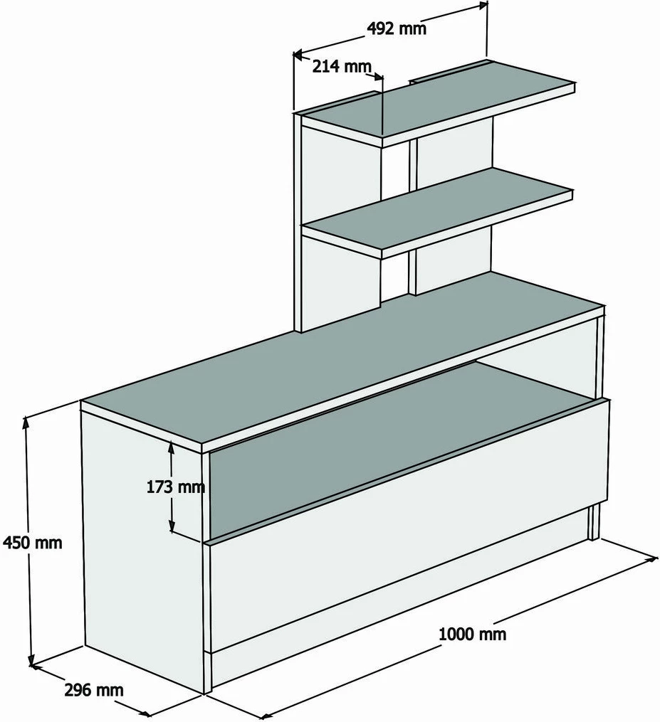 Dollap këpucësh Hanah Home, Airy, ngjyrë arre