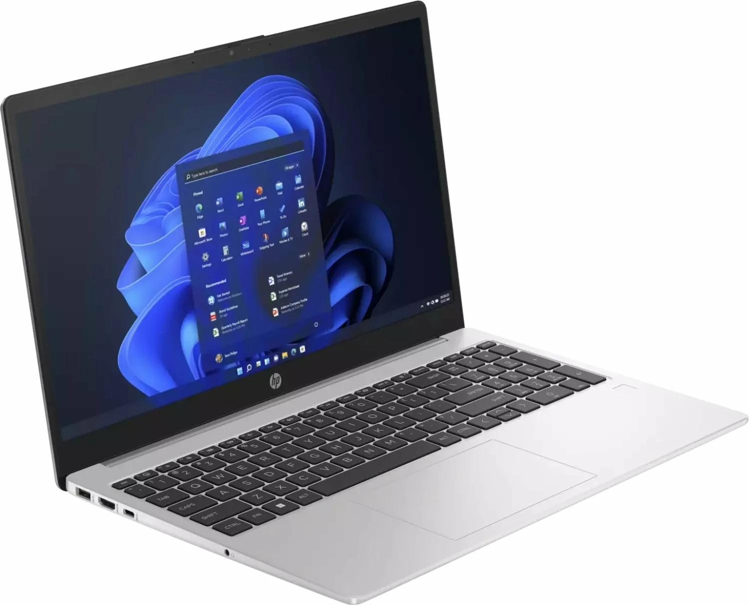 Laptop HP 255R G10 (B9YQ4ET), Ryzen 5 7535U, 8GB RAM, 512GB M.2 PCIe SSD, 15.6" FHD IPS, Windows 11, argjendtë
