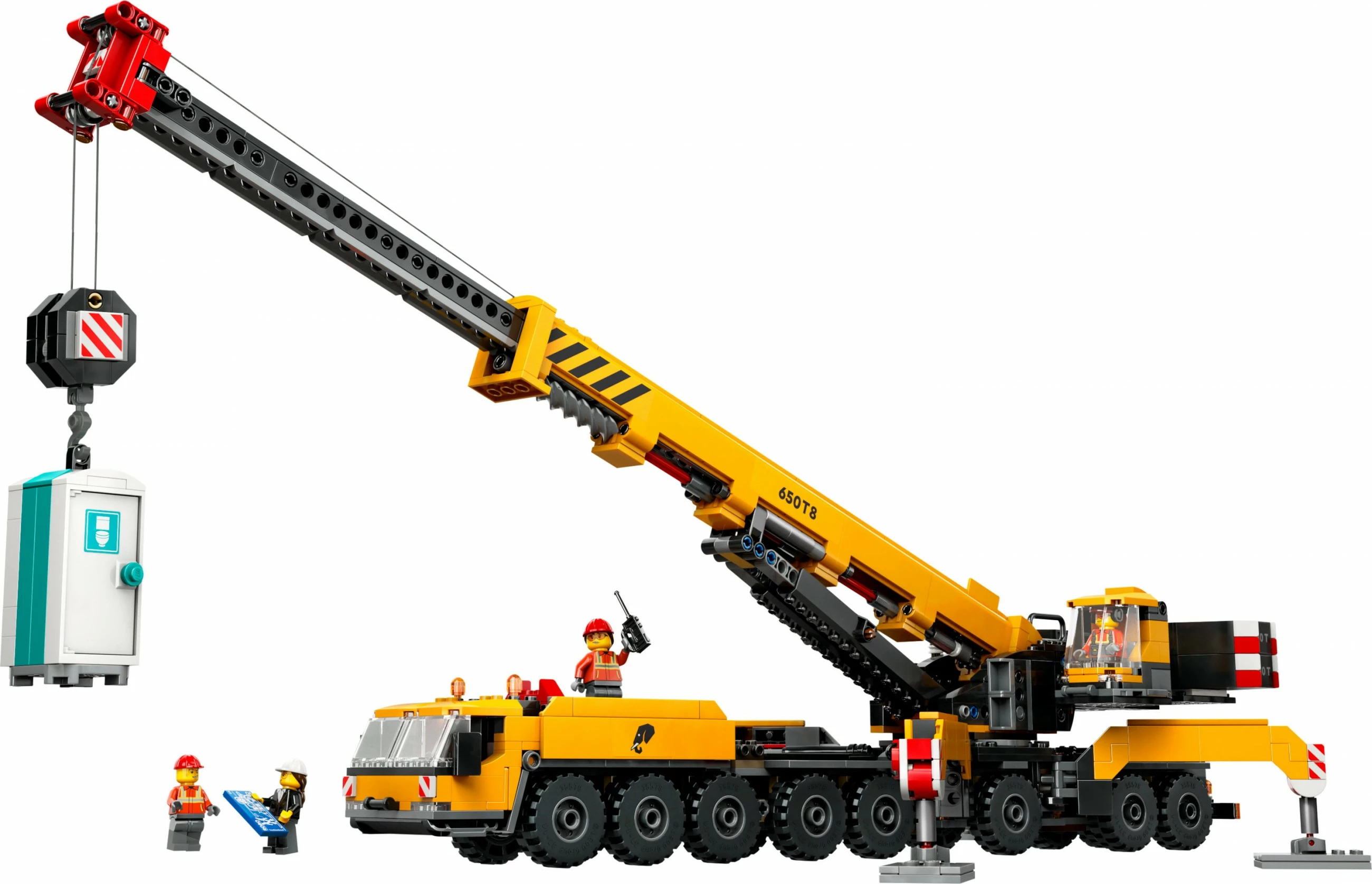 Set ndërtimi LEGO City 60409 vinç ndërtimi mobil, shumëngjyrësh